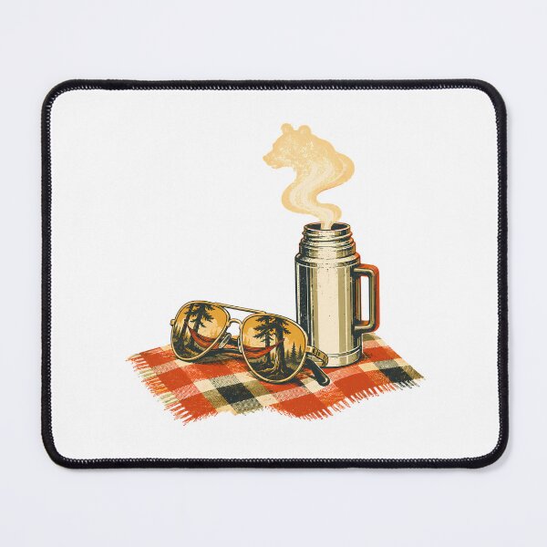 Item preview, Vintage Camping Bear Steam Outdoor Enthusiast designed and sold by chattsuede.