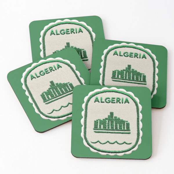 Item preview, Algeria Travel Patch Kasbah Skyline Embroidered designed and sold by tiigerdad.
