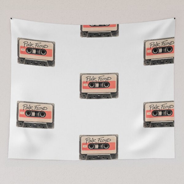 Item preview, Pink Floyd Vintage Cassette Tape Retro Music Design | Classic Rock Aesthetic designed and sold by martirush.