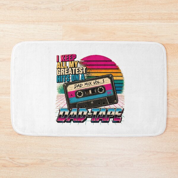 Item preview, Dad Tape 80s Synthwave Funny Cassette Mixtape designed and sold by chattsuede.