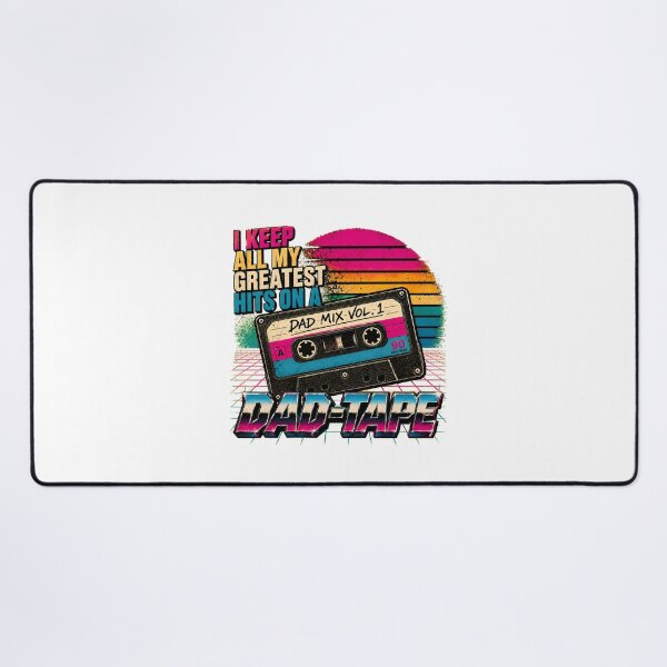 Item preview, Dad Tape 80s Synthwave Funny Cassette Mixtape designed and sold by chattsuede.