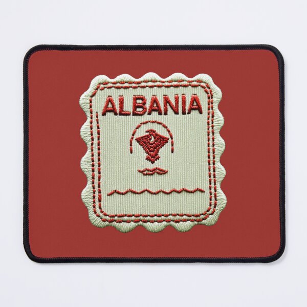 Item preview, Albania Travel Souvenir Patch Double Headed Eagle designed and sold by tiigerdad.