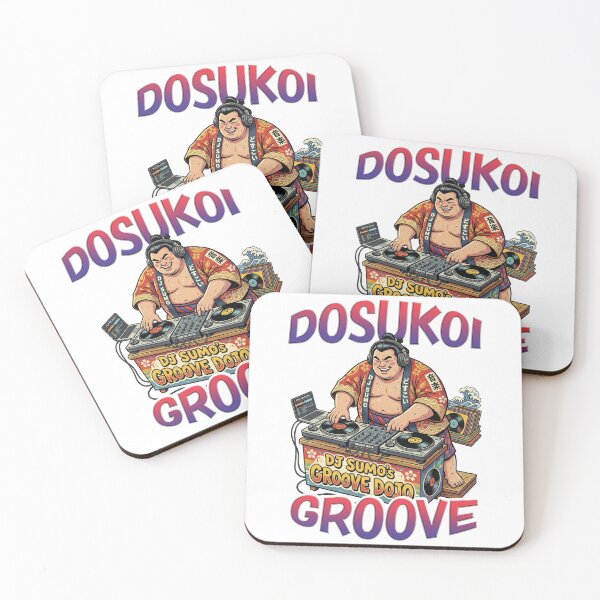 Item preview, DJ Sumo Groove – Funny Japanese Sumo Wrestler DJ Music Design designed and sold by LOVEARTDESIGN.