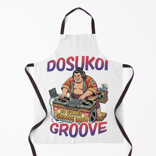 Artikelvorschau, DJ Sumo Groove – Lustiges japanisches Sumo-Ringer-DJ-Musikdesign entworfen und verkauft von LOVEARTDESIGN.