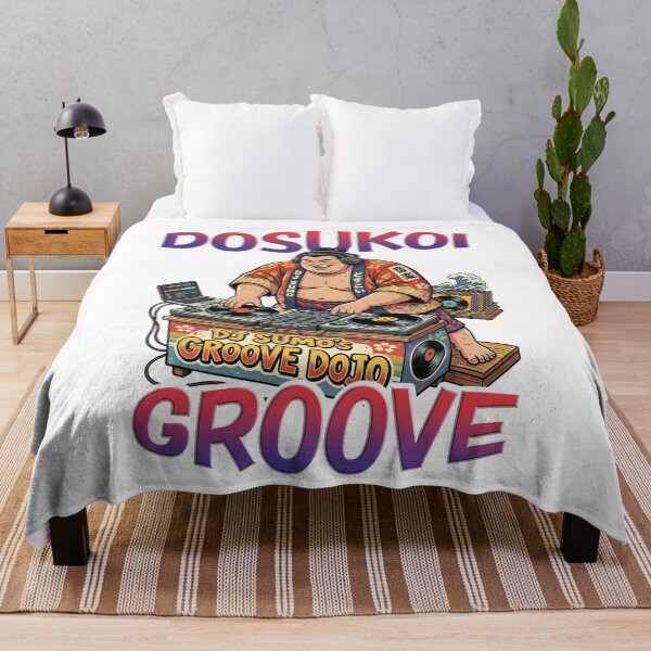 Item preview, DJ Sumo Groove – Funny Japanese Sumo Wrestler DJ Music Design designed and sold by LOVEARTDESIGN.