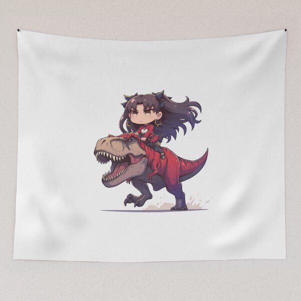 Item preview, Archer Ishtar Fate Grand Order Red Dinosaur Rider designed and sold by Dashsopaner.
