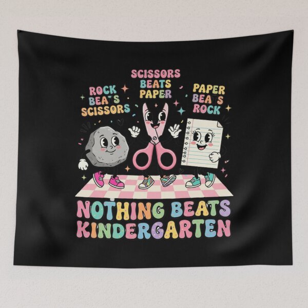 Item preview, Funny Nothing Beats Kindergarten Back to School Teacher Students designed and sold by viectory.