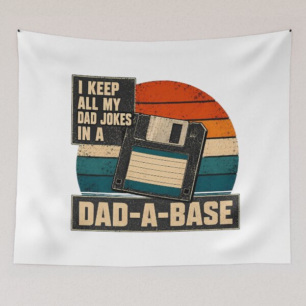 Item preview, Floppy Disk Dad Joke Vintage Sunset Father's Day designed and sold by chattsuede.