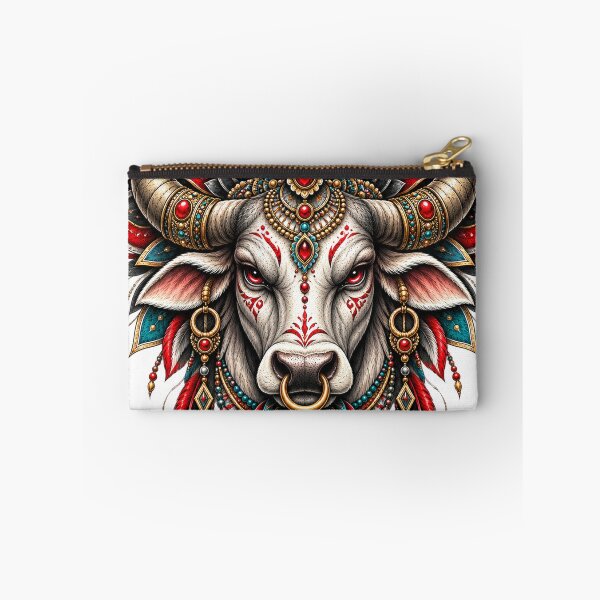 Item preview, Ornamental Bull Mandala | Sacred Horned Animal Art designed and sold by ravuh.