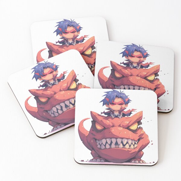 Item preview, Kamina Gurren Lagann Chibi Dinosaur Boss Energy Adventure designed and sold by Dashsopaner.
