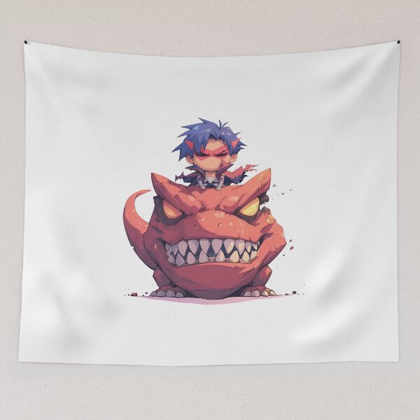 Item preview, Kamina Gurren Lagann Chibi Dinosaur Boss Energy Adventure designed and sold by Dashsopaner.