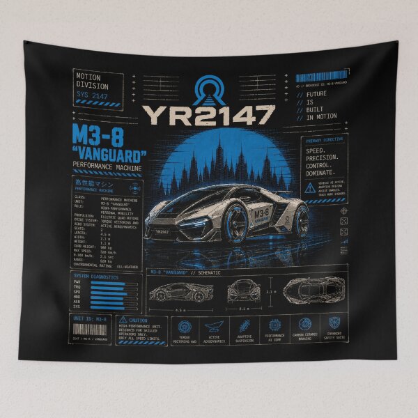 Item preview, YEAR 2147 Futuristic Cyberpunk Sci-Fi Streetwear  designed and sold by TEEJAMBOREE.