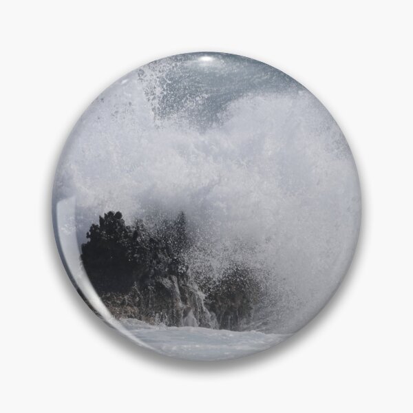 Item preview, waves breaking on the rocks designed and sold by Costas Aggelakis.