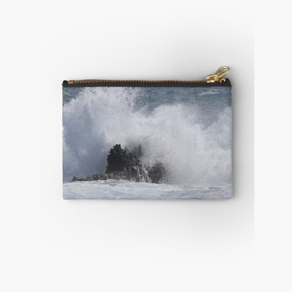 Item preview, waves breaking on the rocks designed and sold by Costas Aggelakis.