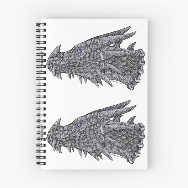 Item preview, Pen and ink side view dragon portrait  designed and sold by WolfRaven Creations.