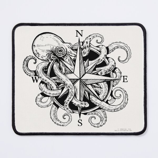 Item preview, Octopus Compass Rose designed and sold by Operation7441.