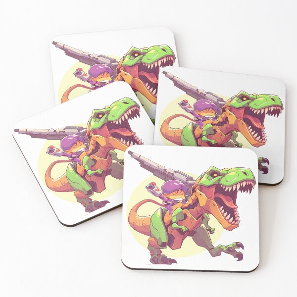 Item preview, Evangelion Unit 01 Neon Genesis Chibi Dinosaur Charge designed and sold by Dashsopaner.