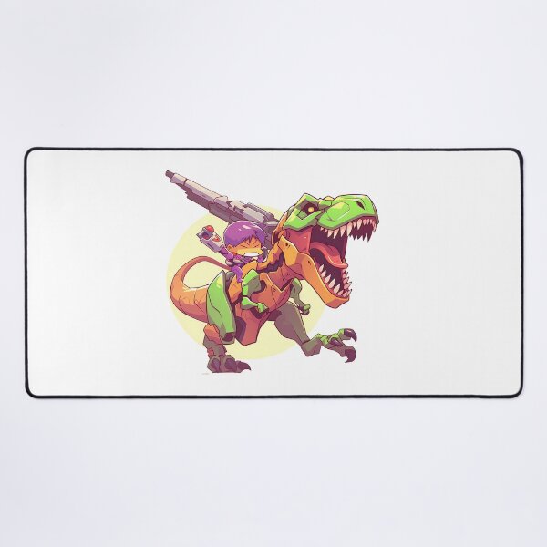 Item preview, Evangelion Unit 01 Neon Genesis Chibi Dinosaur Charge designed and sold by Dashsopaner.