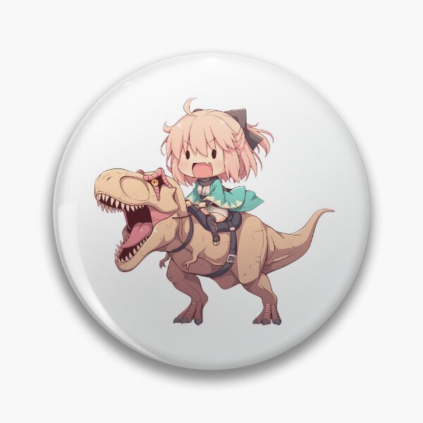 Item preview, Okita Souji Fate Grand Order Chibi Dinosaur Rider designed and sold by Dashsopaner.
