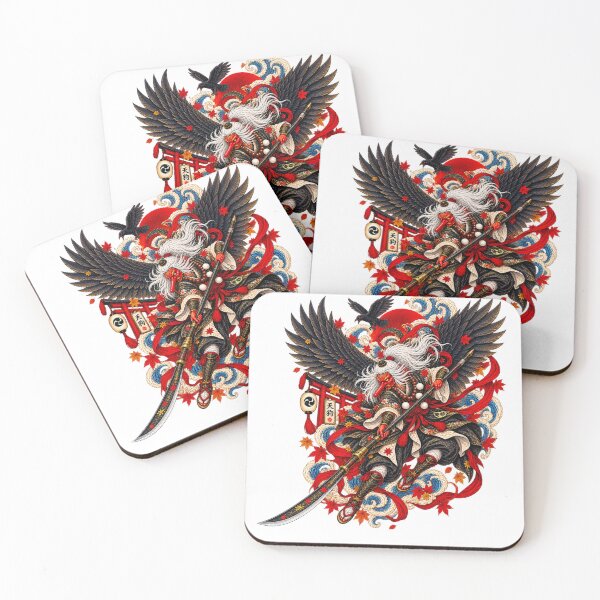Item preview, The Tengu God of the Red Leaves — Ukiyo-e Japanese Art designed and sold by Substance_life.