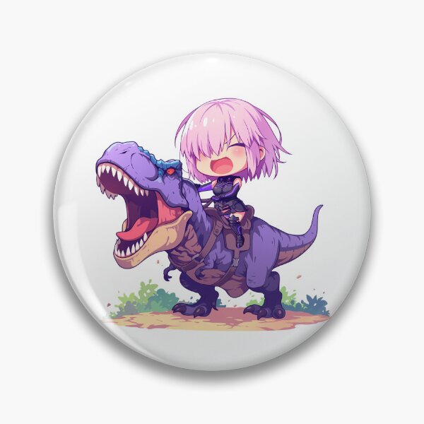 Item preview, Mash Kyrielight Fate Grand Order Purple Dinosaur Quest designed and sold by Dashsopaner.