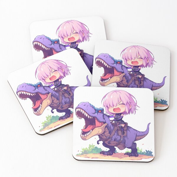 Item preview, Mash Kyrielight Fate Grand Order Purple Dinosaur Quest designed and sold by Dashsopaner.
