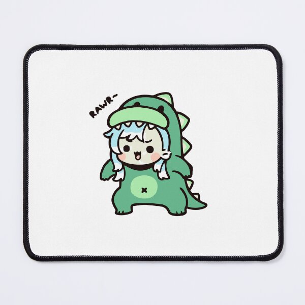Item preview, Kobo in a Dinosaur Costume Hololive Indonesia Inspired Cute Artwork designed and sold by GeekMix.