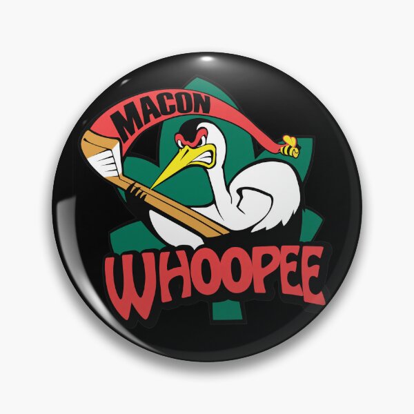 Item preview, Macon Whoopee Vintage Hockey Mascot designed and sold by Loopdrawings.