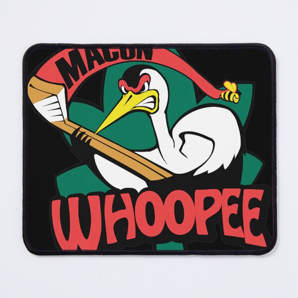 Item preview, Macon Whoopee Vintage Hockey Mascot designed and sold by Loopdrawings.