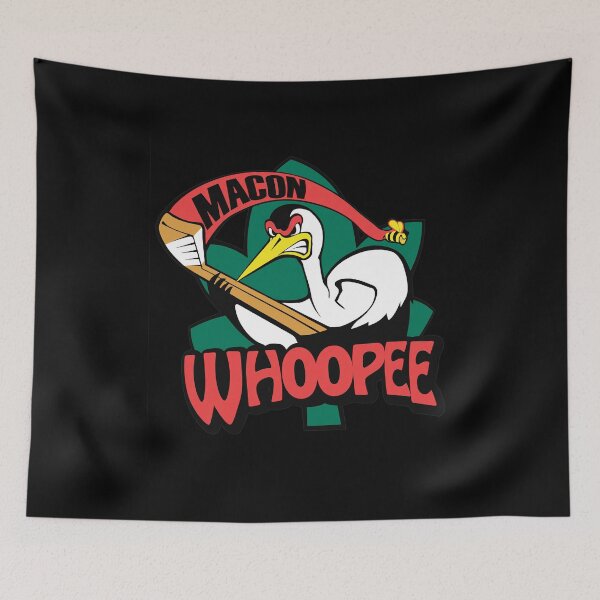 Item preview, Macon Whoopee Vintage Hockey Mascot designed and sold by Loopdrawings.