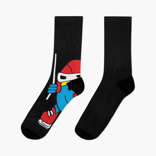 Item preview, Little Miss Ice Hockey Cartoon Character designed and sold by Loopdrawings.