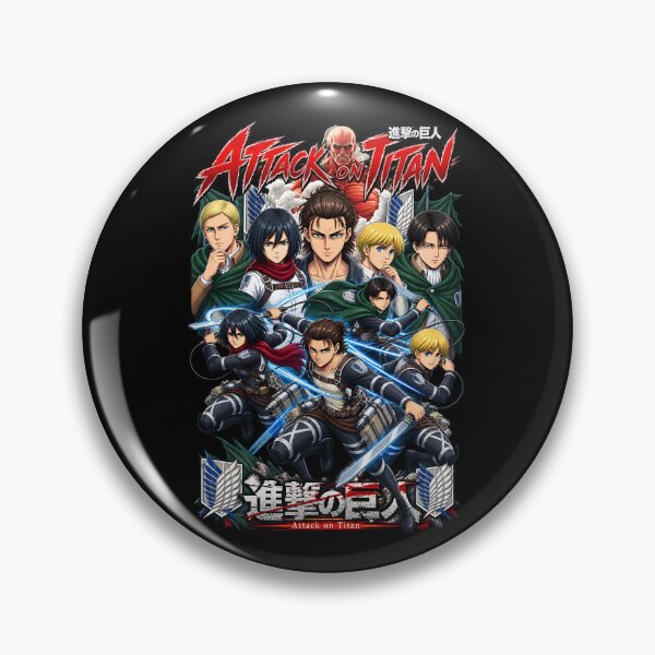 Item preview, Attack on Titan  Anime Characters designed and sold by ning-lucky.