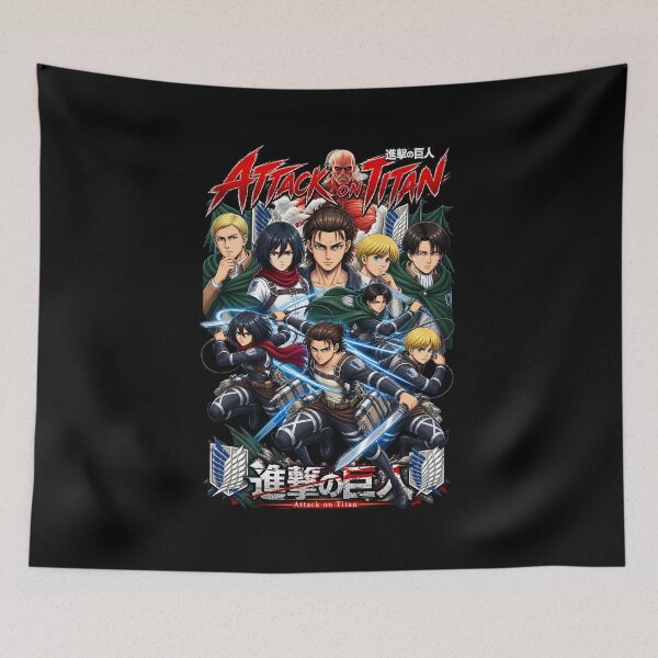 Item preview, Attack on Titan  Anime Characters designed and sold by ning-lucky.
