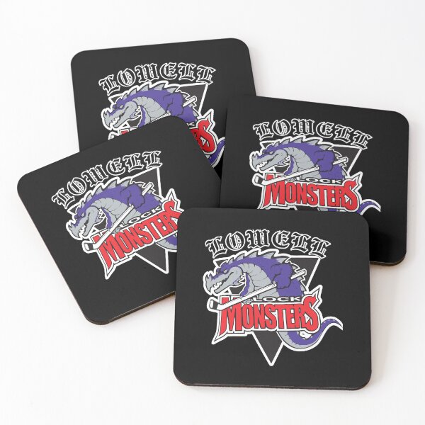 Item preview, Retro Lowell Lock Monsters Hockey Mascot designed and sold by Loopdrawings.