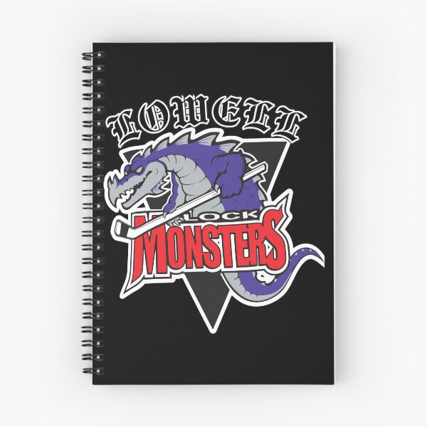 Item preview, Retro Lowell Lock Monsters Hockey Mascot designed and sold by Loopdrawings.