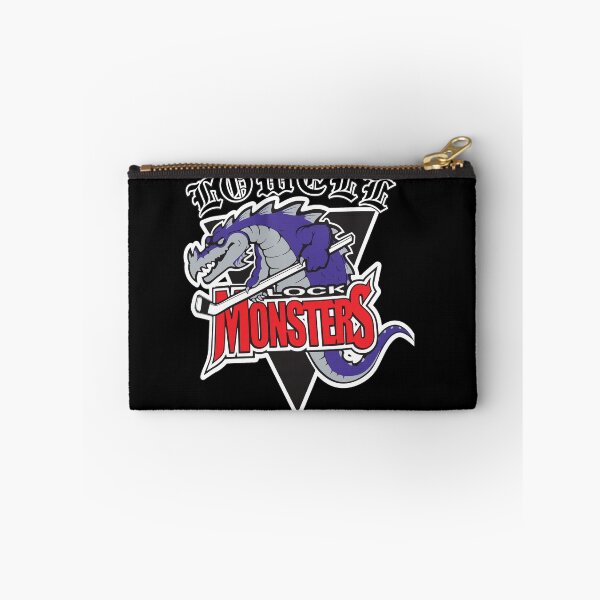 Item preview, Retro Lowell Lock Monsters Hockey Mascot designed and sold by Loopdrawings.
