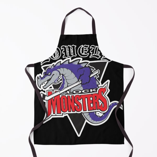 Item preview, Retro Lowell Lock Monsters Hockey Mascot designed and sold by Loopdrawings.