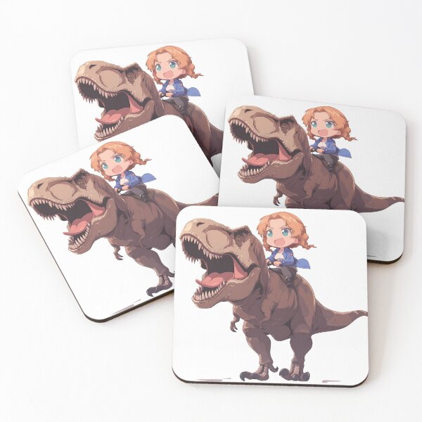 Item preview, Orange Pekoe Girls und Panzer Cheerful Chibi Dinosaur designed and sold by Dashsopaner.