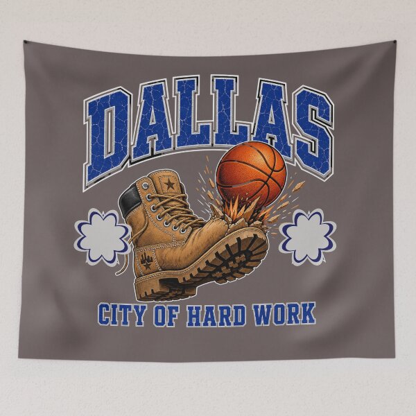 Item preview, Dallas Basketball Work Boot  designed and sold by freshwear design.