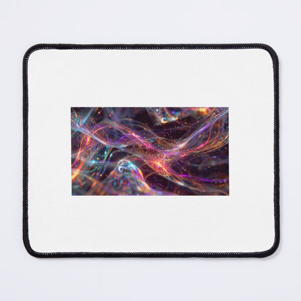 Item preview, Vibrant Neon Energy Waves Abstract Digital Background designed and sold by D Digital Art.
