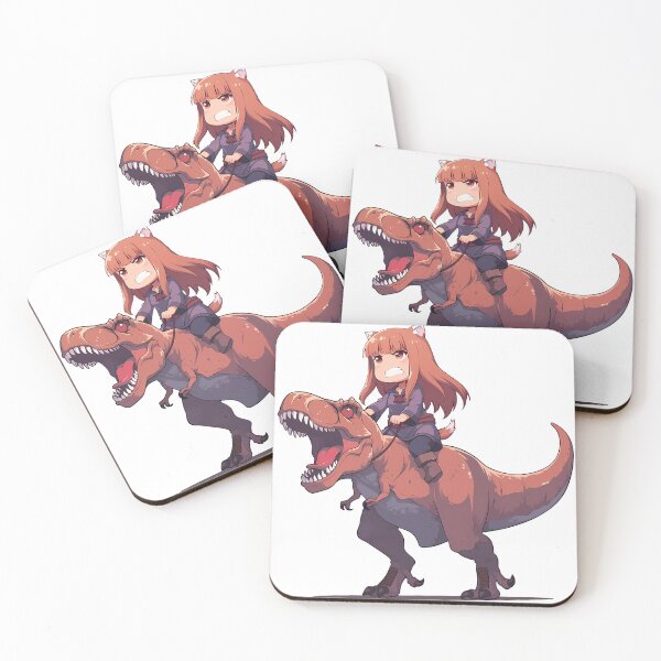 Item preview, Holo Spice and Wolf Chibi Dinosaur Journey designed and sold by Dashsopaner.