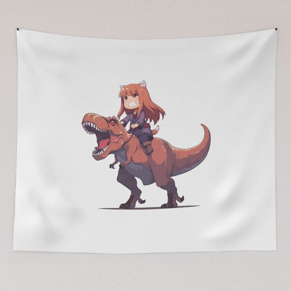 Item preview, Holo Spice and Wolf Chibi Dinosaur Journey designed and sold by Dashsopaner.