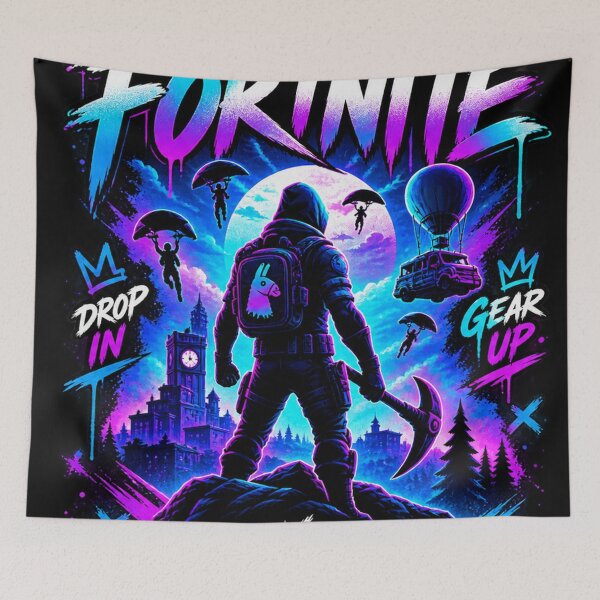 Item preview, Fortnite Victory Royale Neon Gamer – Drop In Gear Up Gaming Design designed and sold by NBT-NOVA.