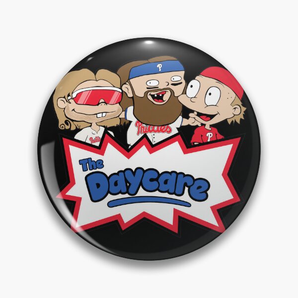 Item preview, The Daycare Retro Baseball Cartoon Mashup designed and sold by BlossomieStore.