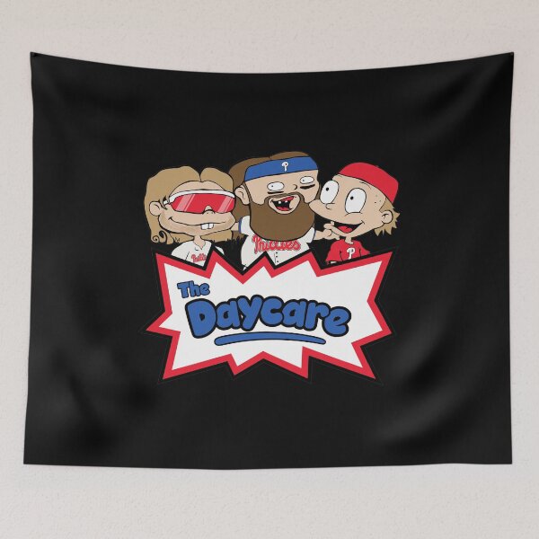 Item preview, The Daycare Retro Baseball Cartoon Mashup designed and sold by BlossomieStore.
