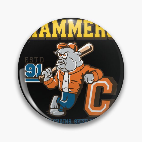 Item preview, Hammers Bulldog Baseball Mascot Vintage Style designed and sold by BlossomieStore.