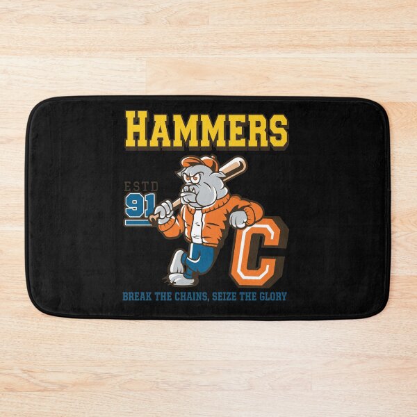 Item preview, Hammers Bulldog Baseball Mascot Vintage Style designed and sold by BlossomieStore.