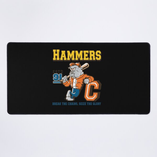 Item preview, Hammers Bulldog Baseball Mascot Vintage Style designed and sold by BlossomieStore.