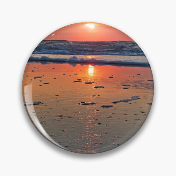 Item preview, Golden Sunset Over the Ocean – Beach Sunset Photography designed and sold by Victoria Lynn Captures.