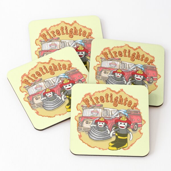 Item preview, Sock Monkey Firetruck designed and sold by artmuvz.
